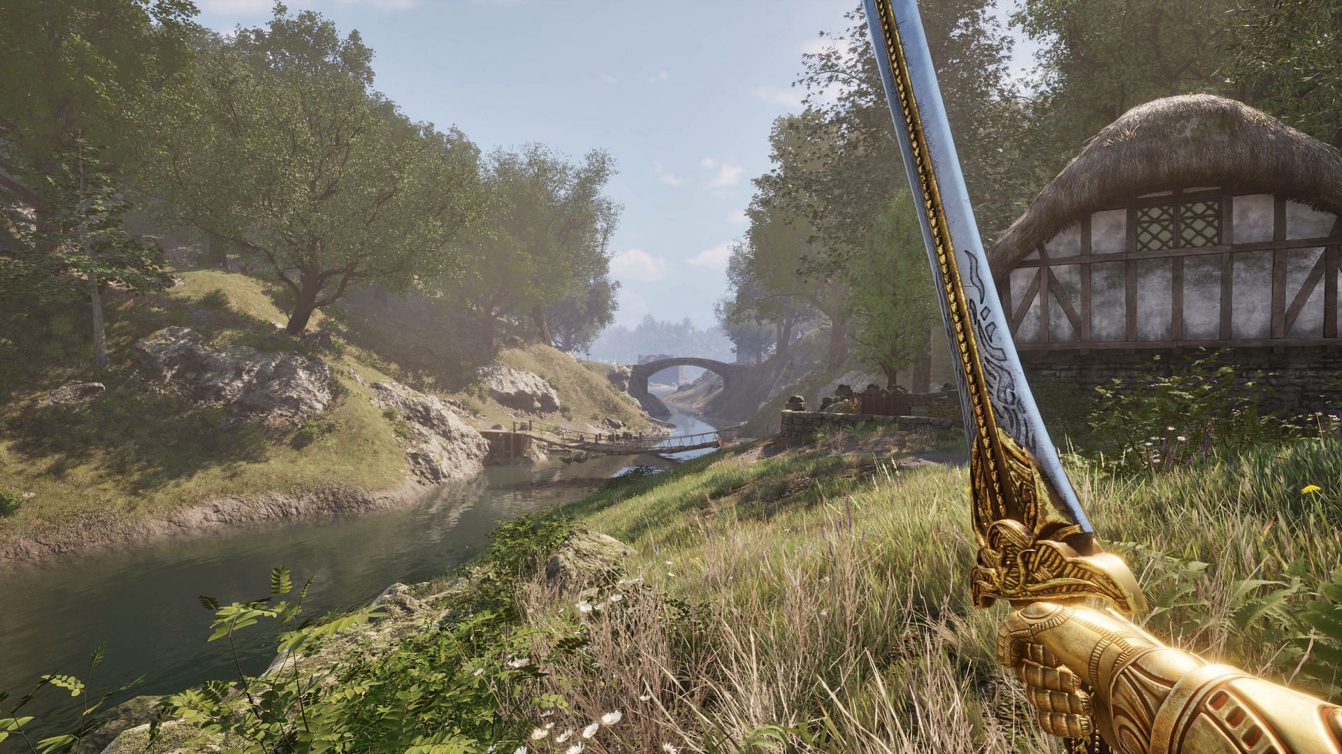 Oblivion Remastered renders the world of Cyrodil in high fidelity (Image via Bethesda Softworks)